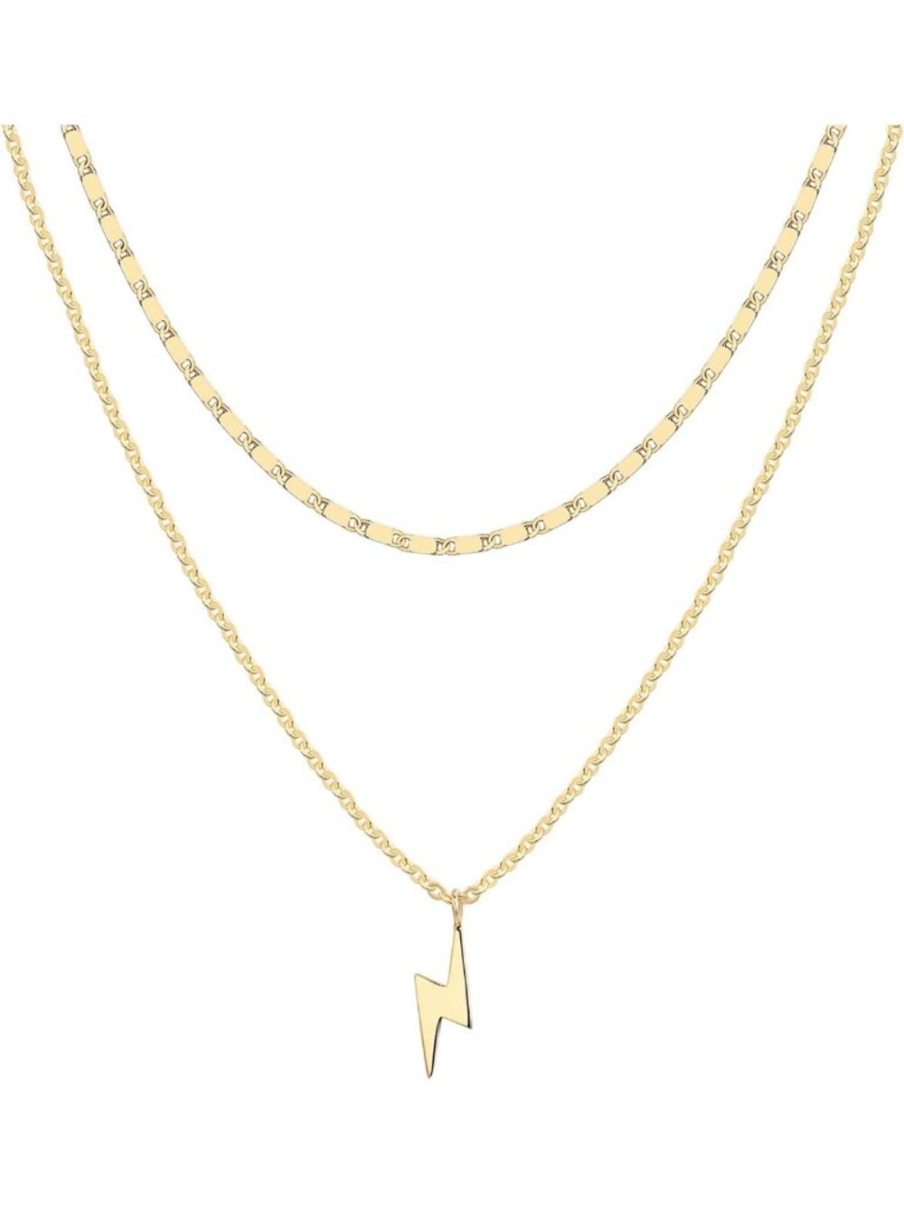 14K Gold Plated Layering Necklaces for Women, Cute Pendant Jewelry, Trendy Gift